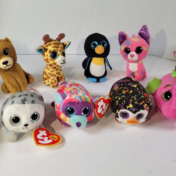 Lot of 16 TY Beanie Boos and Happy Meal Toys, Small Plush Collection - Picture 5 of 13
